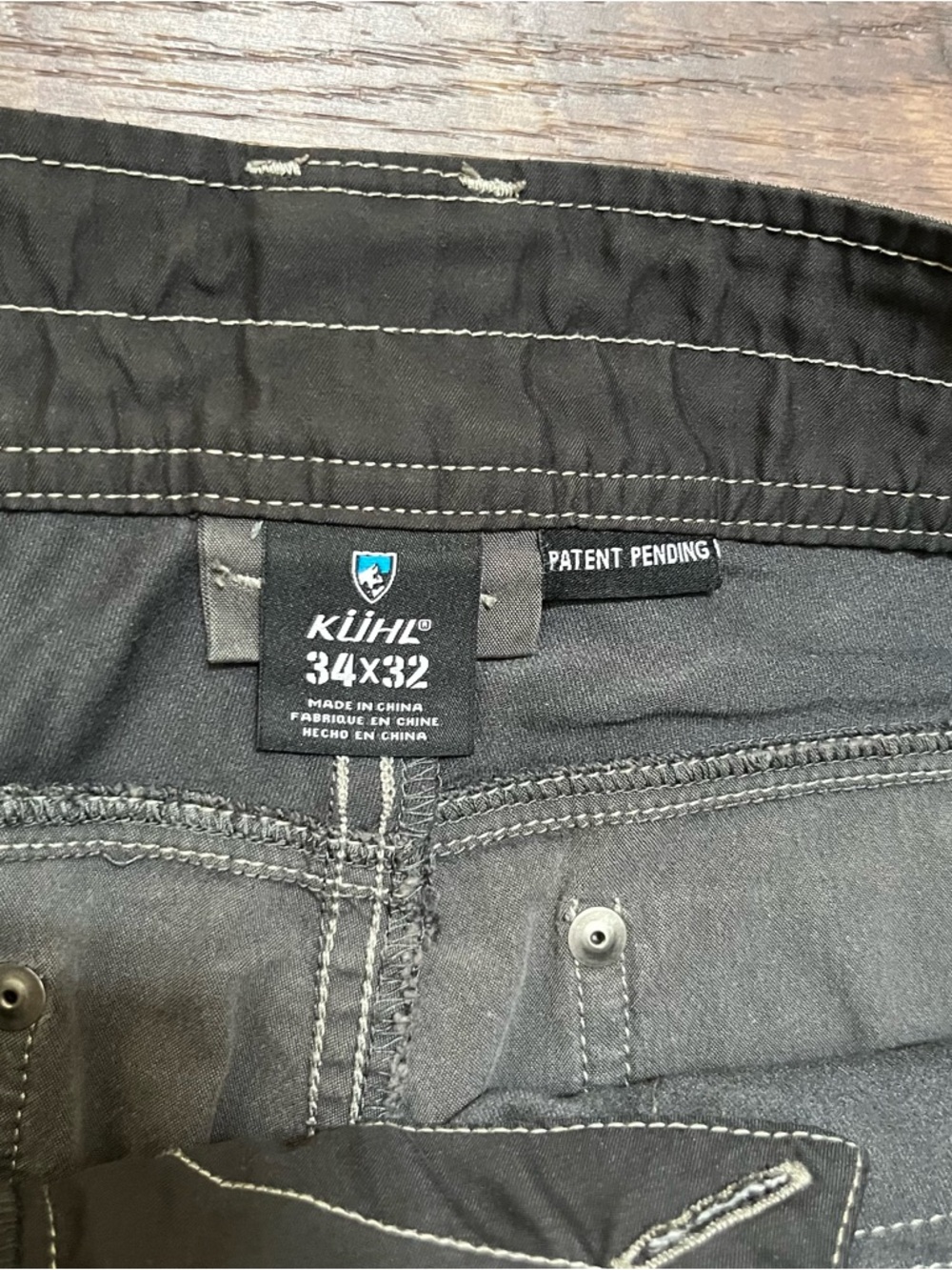 Kuhl Radikl dark gray outdoor gorpcore hiking pants 34x32 actual 34x31 - Picture 3 of 12